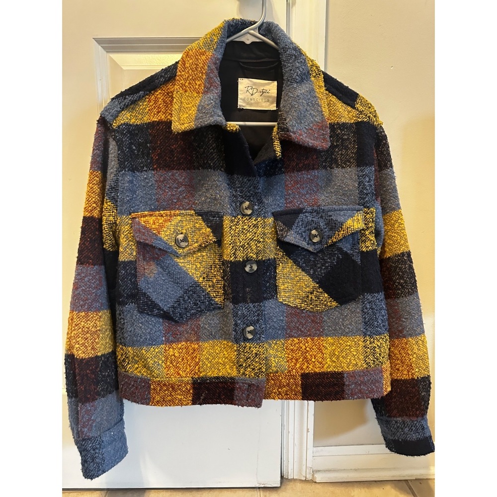 RDstyle - blazer, womens, multi color, size XS(runs big), cropped